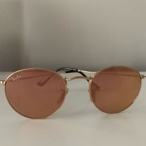 Round Pink flash aviators
